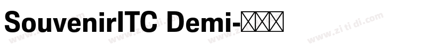 SouvenirITC Demi字体转换 SouvenirITC Demi字体转换